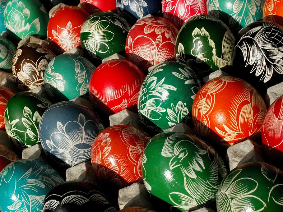 color, easter egg, easter holidays, multi colored, full frame HD wallpaper