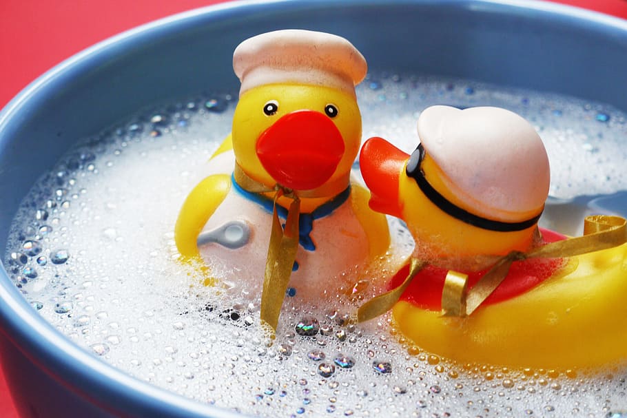 Rubber ducks toys bathing, various, bathroom, child, children HD wallpaper