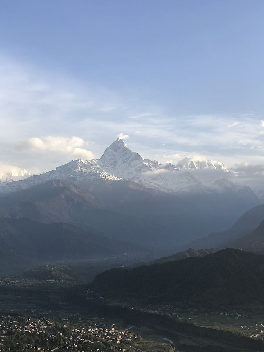 annapurna, nepal, himalayas, mountain, rock, trekking, adventure, HD wallpaper