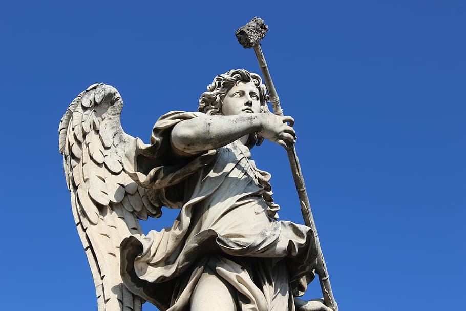 angel, roma, monument, statue, sculpture, famous Place, europe HD wallpaper
