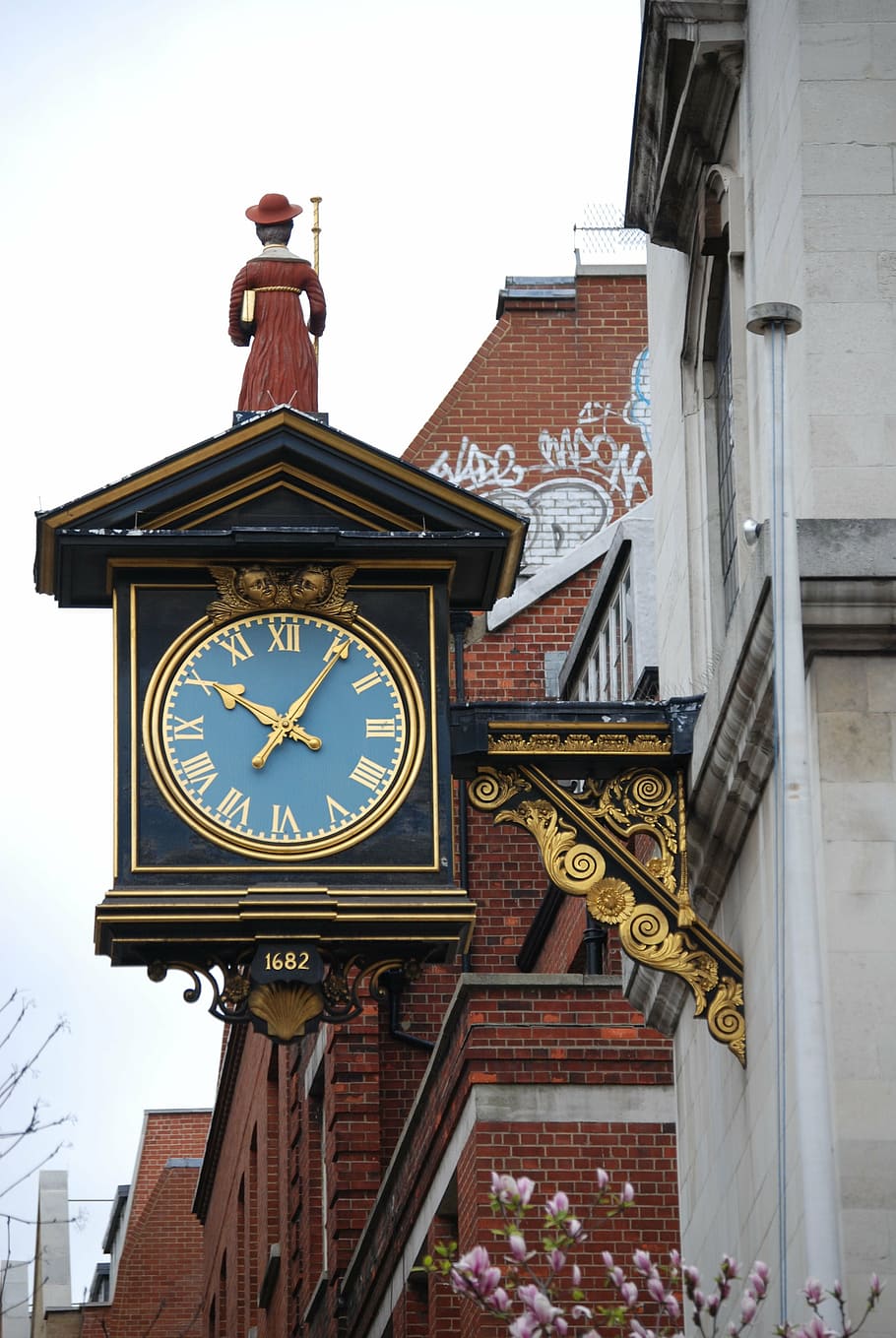 clock, time, ornate, gilded, old, antique, architecture, clock Face HD wallpaper