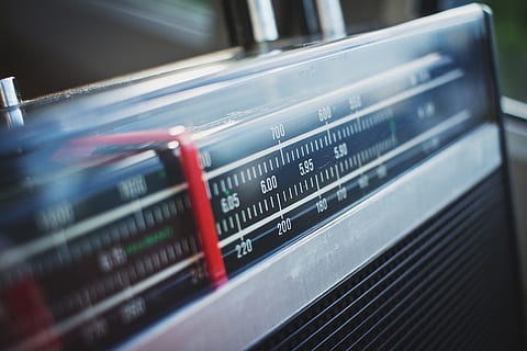 shallow focus photography of radio tuner, audio, broadcast HD wallpaper
