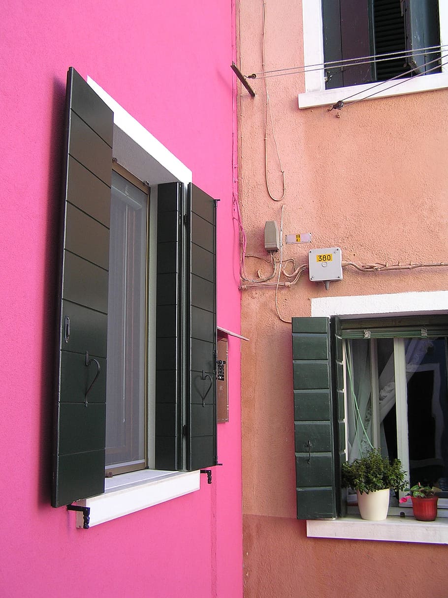 burano, facade, architecture, folklore, italy, building exterior HD wallpaper