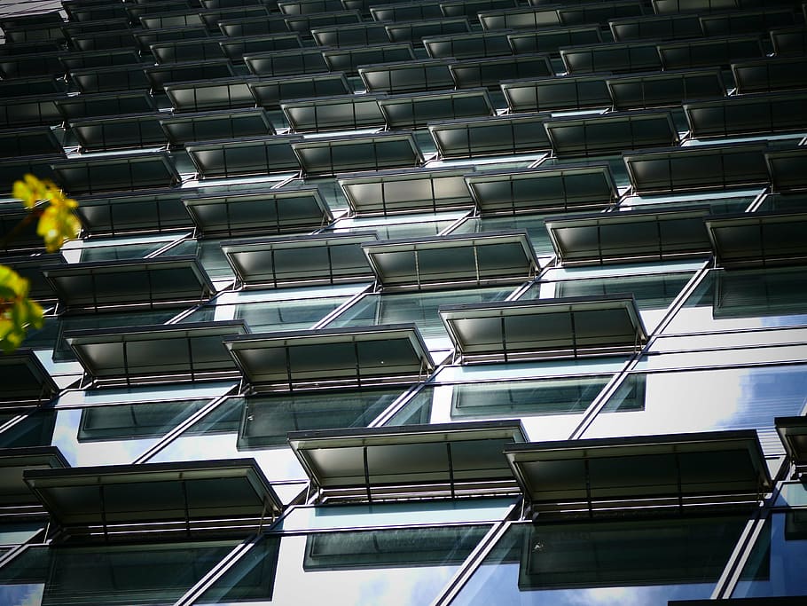 facade, architecture, building, modern, structure, tower, angle HD wallpaper