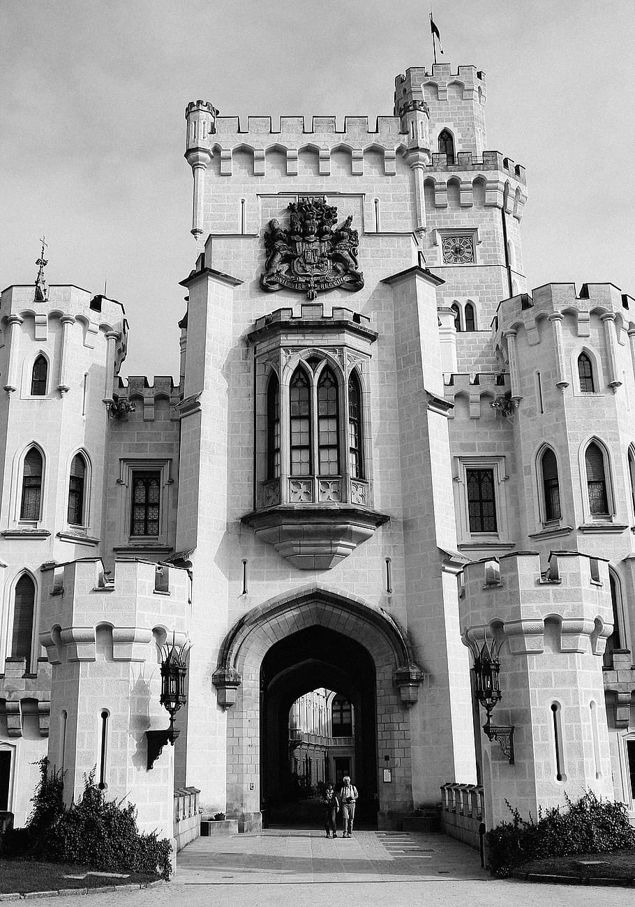 hluboká, castle, architecture, built structure, building exterior HD wallpaper