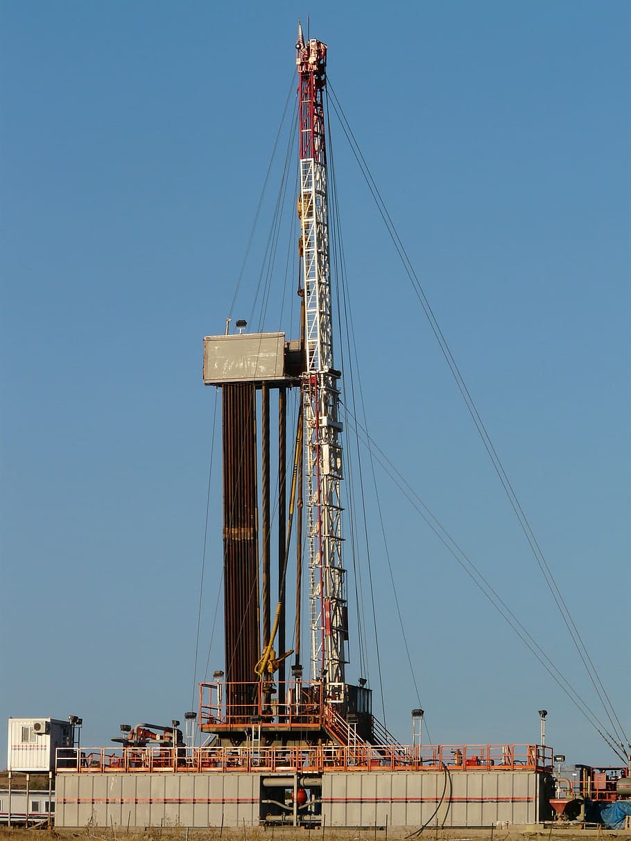 Drilling, Hole, Headframe, industry, conveyor system, drilling rig HD wallpaper