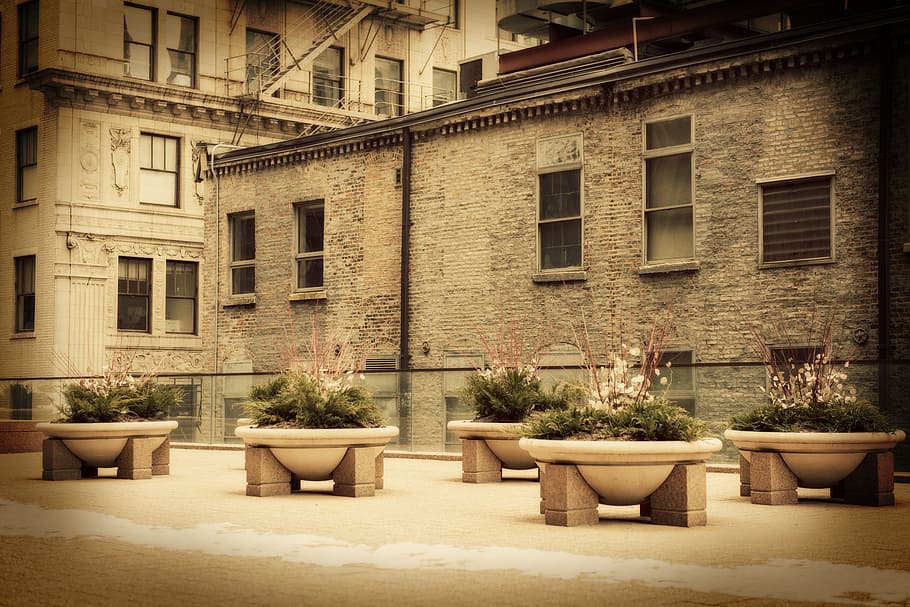 building, brown, city, architecture, building exterior, built structure HD wallpaper