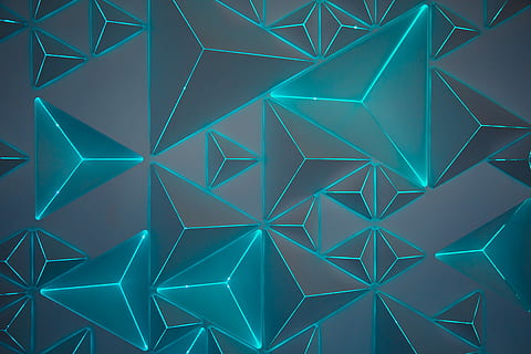 HD wallpaper: blue wallpaper, untitled, geomerty, pattern, abstract,  geometric | Wallpaper Flare