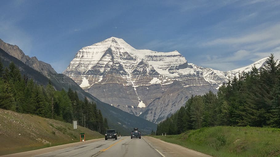 mt robson, mountain, rocky mountains, canada, prince george