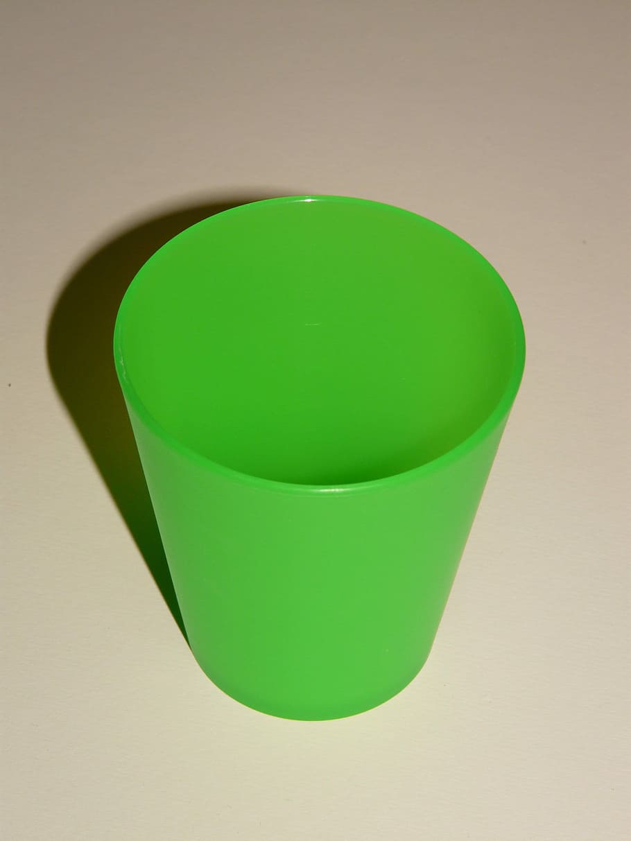 Cup, Drink, Party, green, bright, celebrate, green color, studio shot HD wallpaper