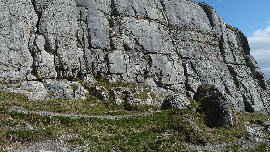 ireland, cliffs, rocks, sandstone, nature, landscape, rock formations HD wallpaper