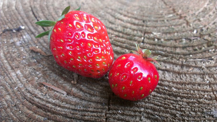 Strawberries, Fruit, Sweet, Red, Food, vitamins, food and drink HD wallpaper