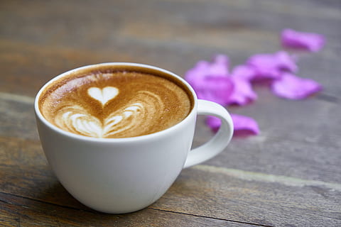 food, wood, dawn, caffeine, background, beverage, blur, break HD wallpaper