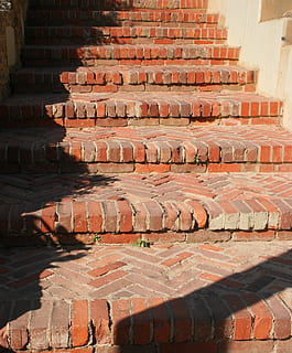brick, stairs, path, construction, staircase, structure, stairway HD wallpaper