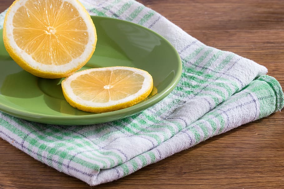 lemon, slice, citrus, fruit, sour, cooking, closeup, healthy food HD wallpaper