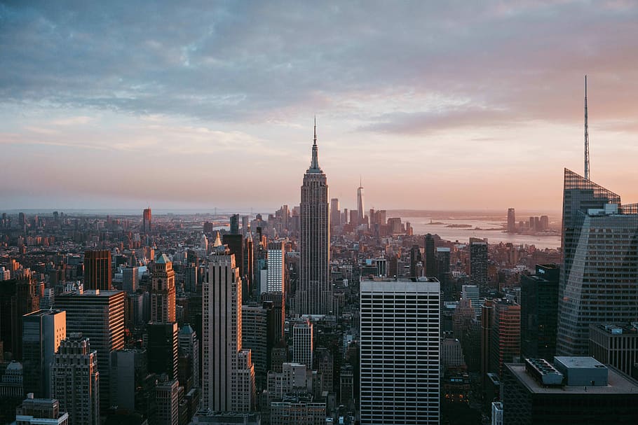 Empire State building New York City, Empire State tower, New York HD wallpaper
