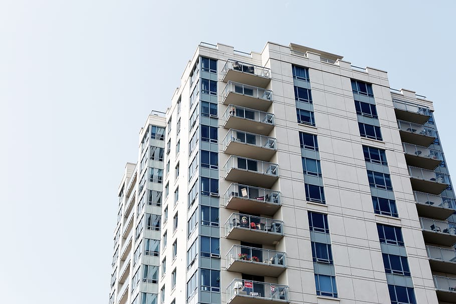 white building, condo, apartment, architecture, city, urban HD wallpaper