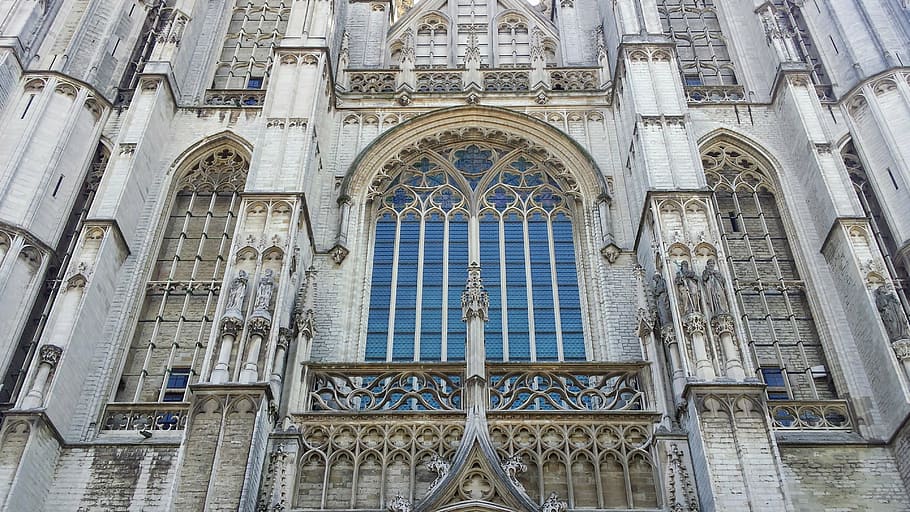 cathedral, antwerp, architecture, building, historic buildings HD wallpaper