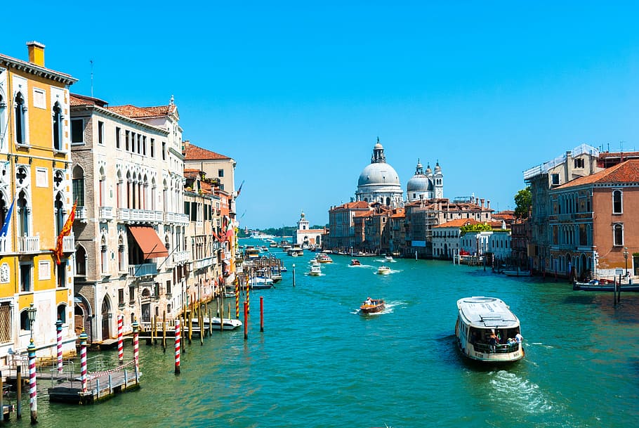 venice, the sun, holidays, clouds, sky, landscape, summer, weather HD wallpaper