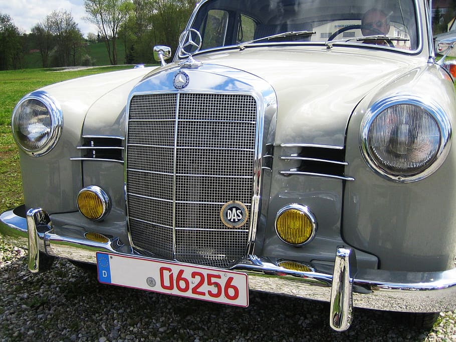 auto, oldtimer, mercedes 190, retro Styled, old-fashioned, car HD wallpaper