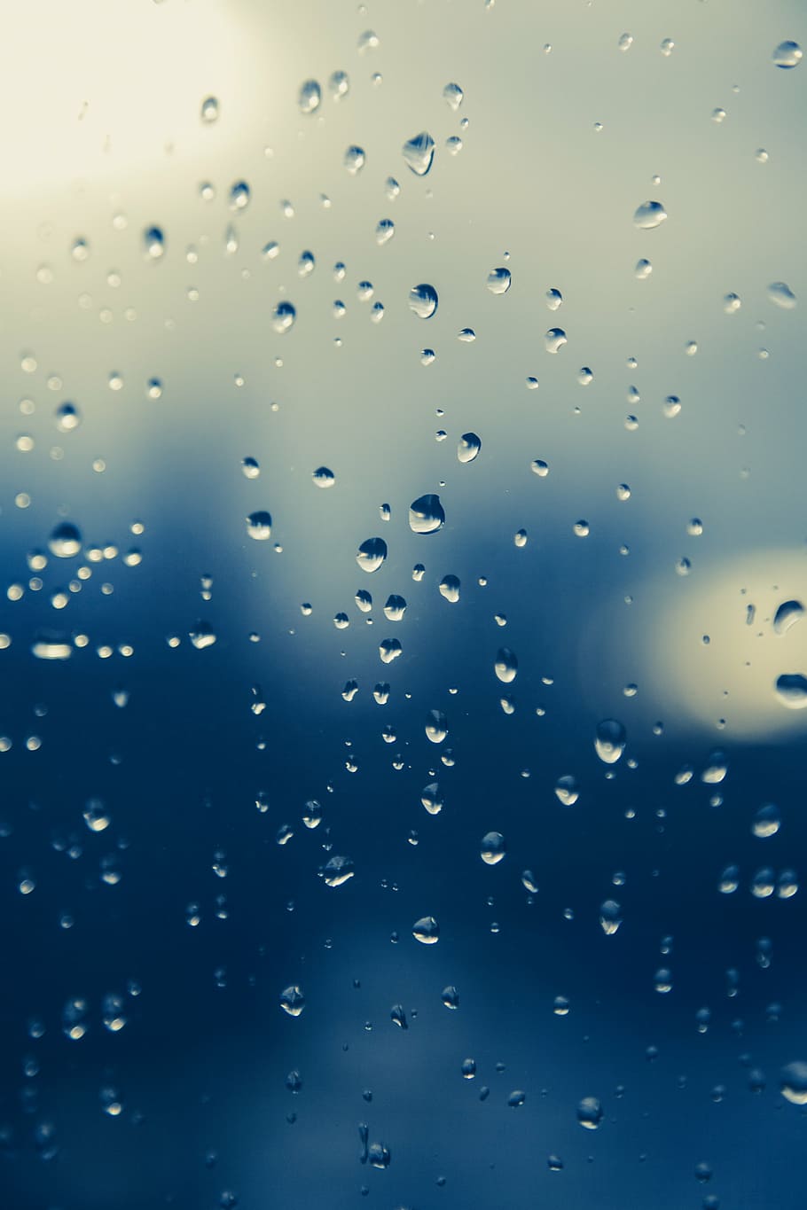 closeup photo of water droplets on clear glass board, wet, drops HD wallpaper