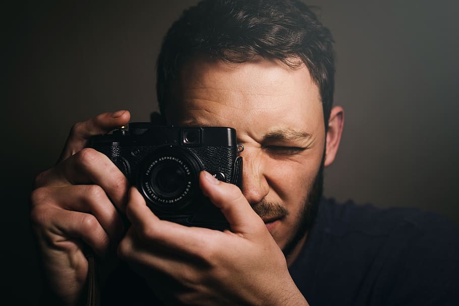 people, man, guy, camera, photographer, camera - photographic equipment HD wallpaper