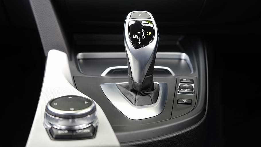 car interior, gear shift, gear selector, motor vehicle, technology HD wallpaper
