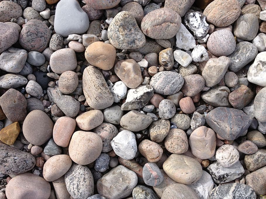 HD wallpaper: Stones, Beach, Rock, Sea, Pebbles, round stone, full frame |  Wallpaper Flare