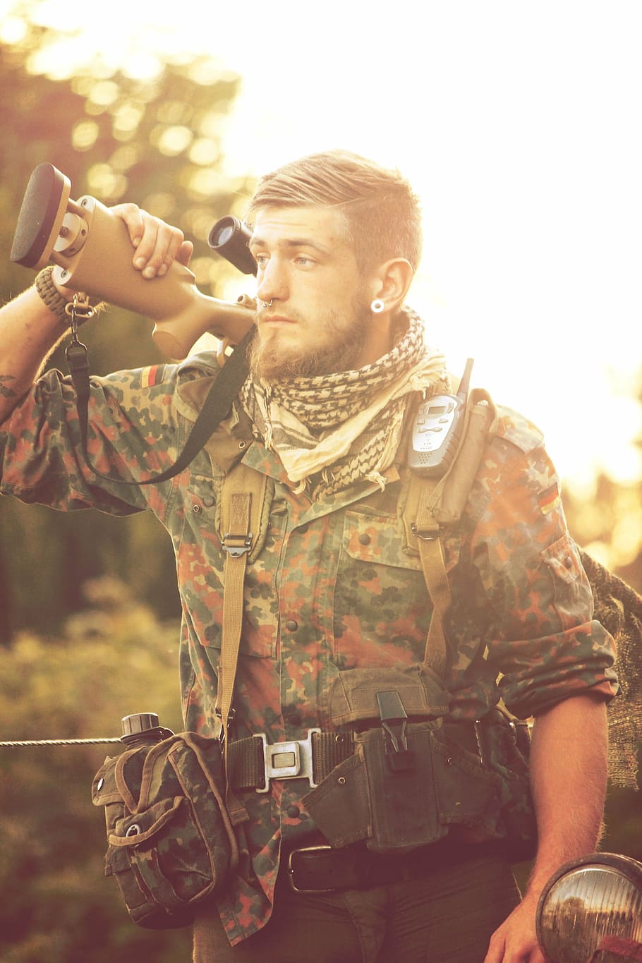 warrior, weapon, air, armed Forces, army, military, men, uniform HD wallpaper