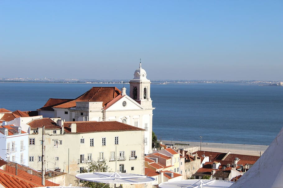 Tagus River, Portugal, Lisbon, Travel, tranquility, home, europe, HD wallpaper