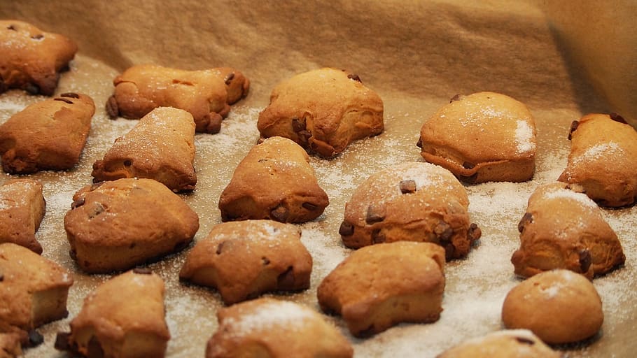 bake, cookie, dough, ingredients, pastries, christmas cookies HD wallpaper