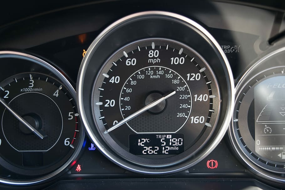 Car, Dial, Speed, Indicator, Vehicle, auto, automobile, dashboard HD wallpaper