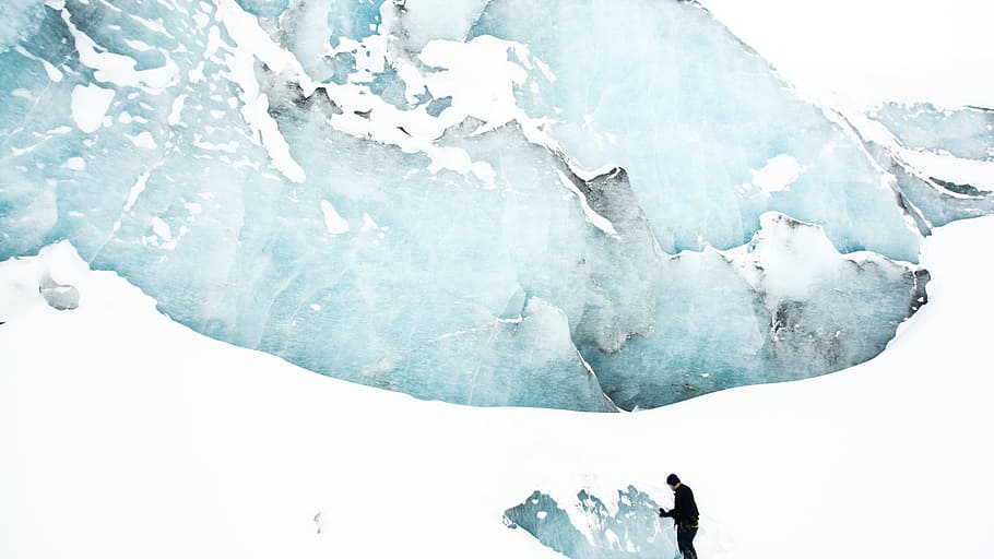 people, man, mountain, peak, summit, snow, climbing, hiking HD wallpaper