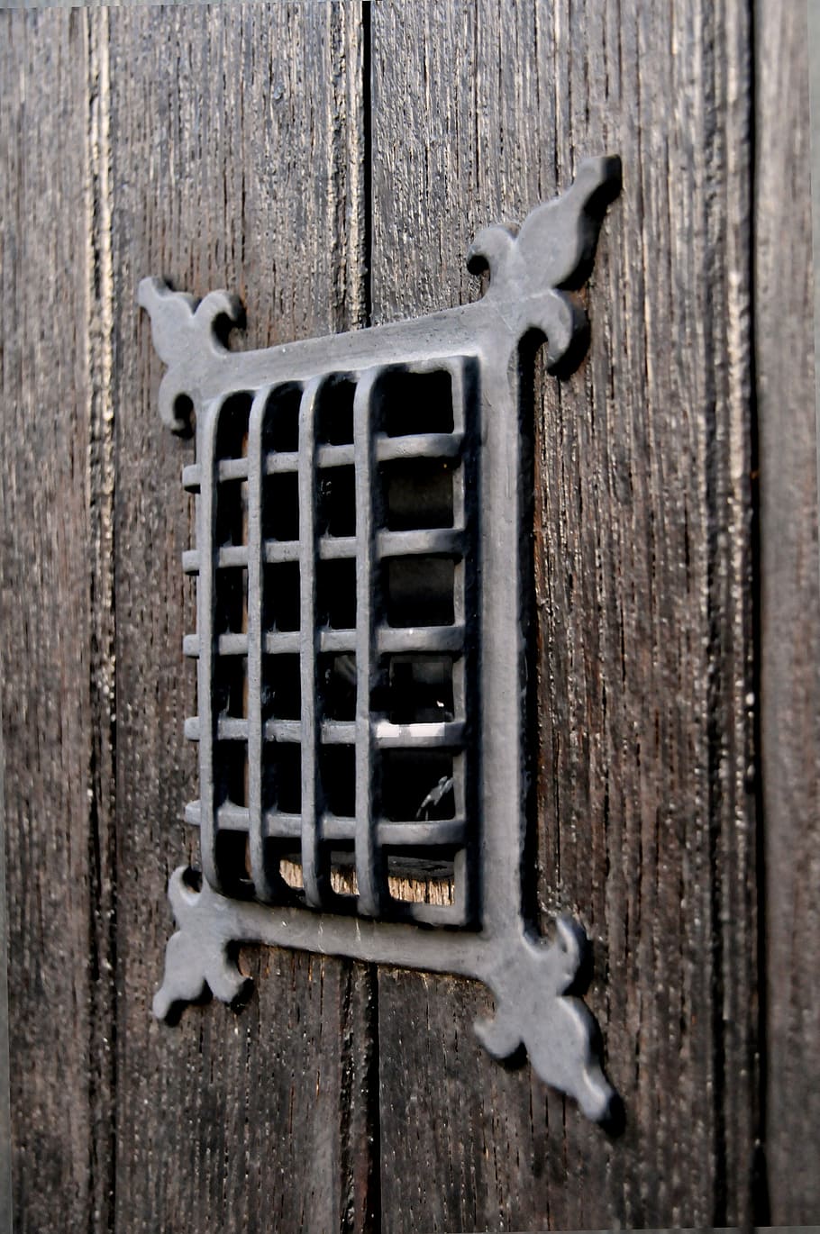 door, judas, view, grid, wood, former, mediéval, wood - material HD wallpaper