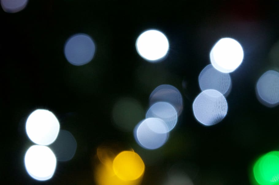 bokeh photography of lights, abstract, background, blur, defocused HD wallpaper