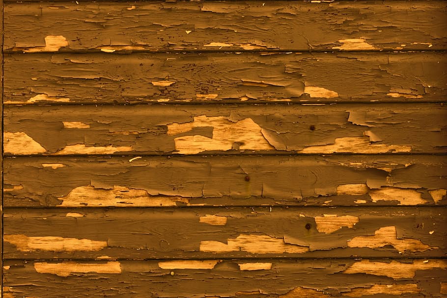 wood, paint, peeling, flaking, old, distressed, brown, gold HD wallpaper