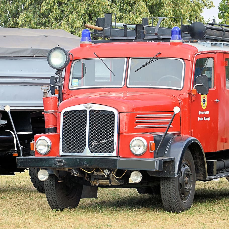 Firefighter, Vehicle, Fire, Fire Truck, Old, firefighter vehicle