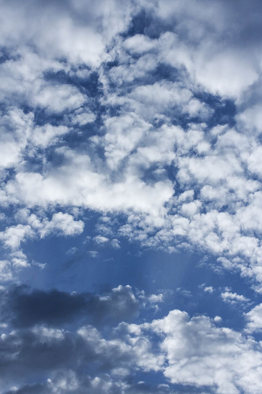White Clouds, blue, summer, sky, landscape, nature, atmosphere HD wallpaper