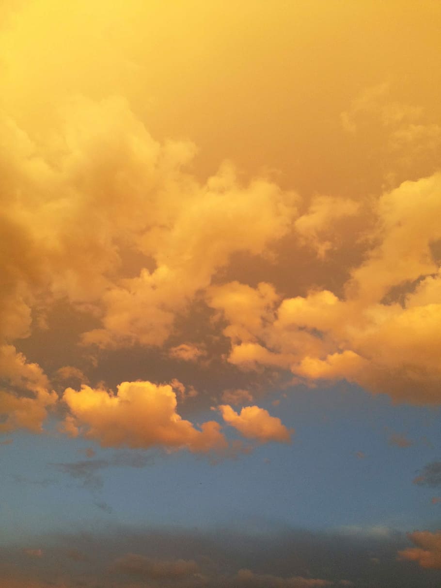 HD wallpaper: Sunny, Yellow Sky, Sky Landscape, sunny sky, blue and yellow  sky | Wallpaper Flare