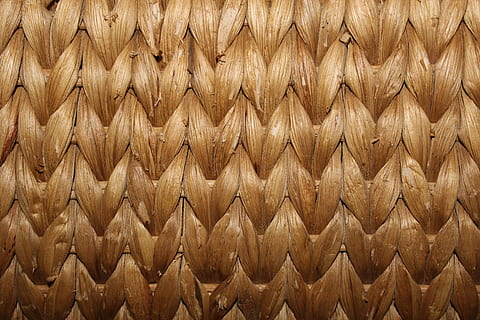 brown woven mat, rattan, braid, structure, wicker, pattern HD wallpaper