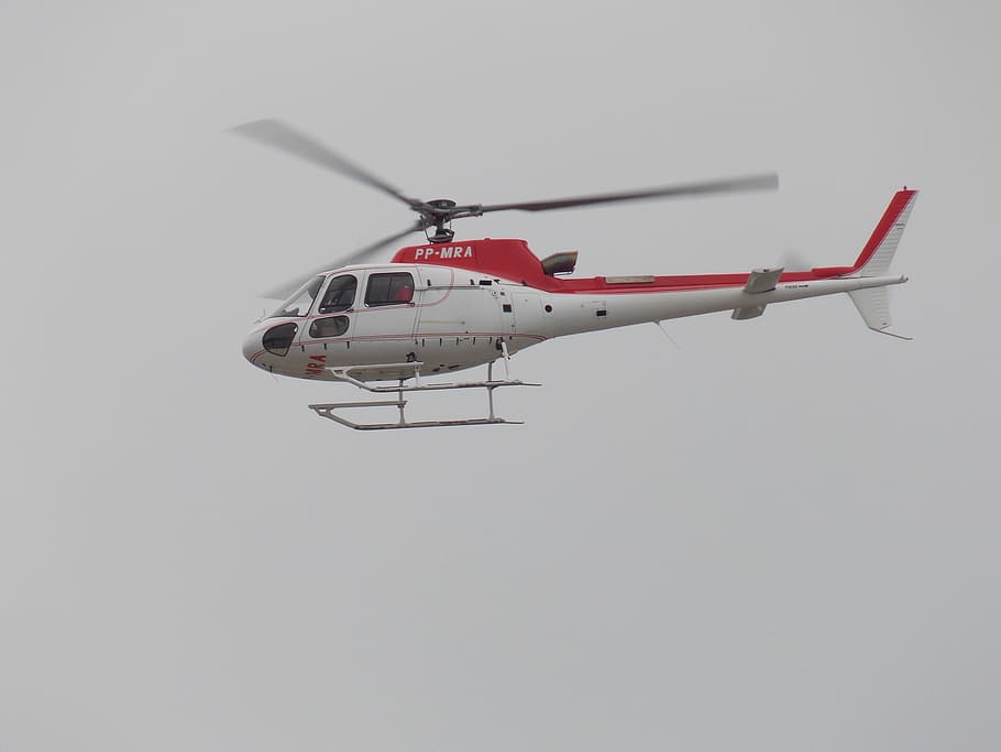 Helicopter, Flight, Sky, Fly, transportation, airplane, air vehicle HD wallpaper