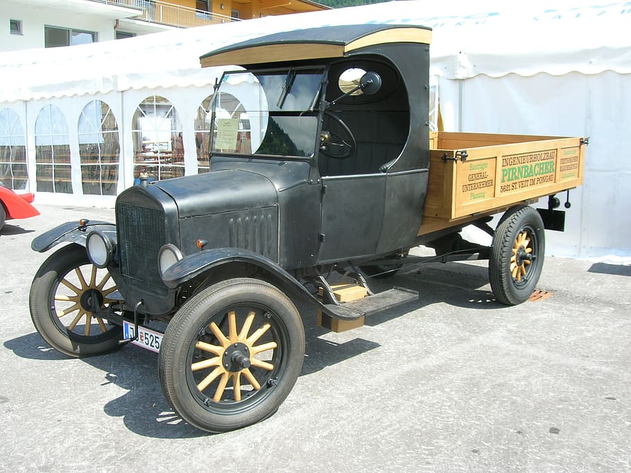 oldtimer, truck, auto, transportation, mode of transportation HD wallpaper