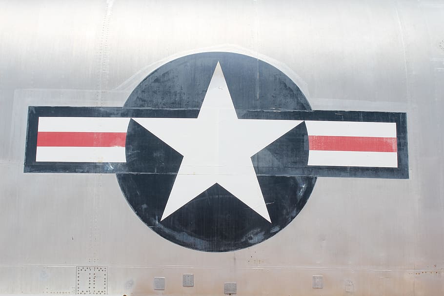 Hd Wallpaper Air Force Emblem Military Insignia Star