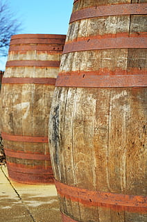 Wood, Barrels, Containers, Decorations, wine, whiskey, craft HD wallpaper