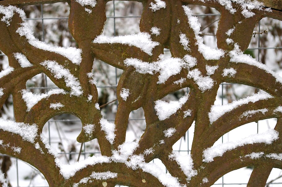 winter, snow, wintry, cold, eiskristalle, white, frozen, snowfall HD wallpaper