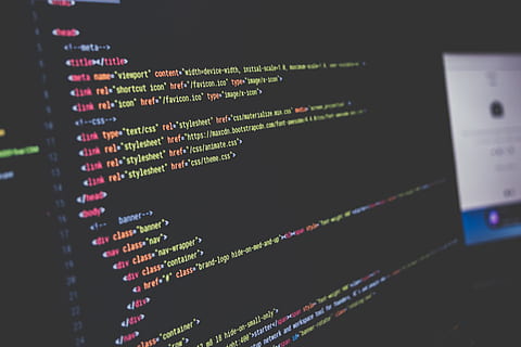 computer, computer code, screen, monitor, computer screen, programming HD wallpaper
