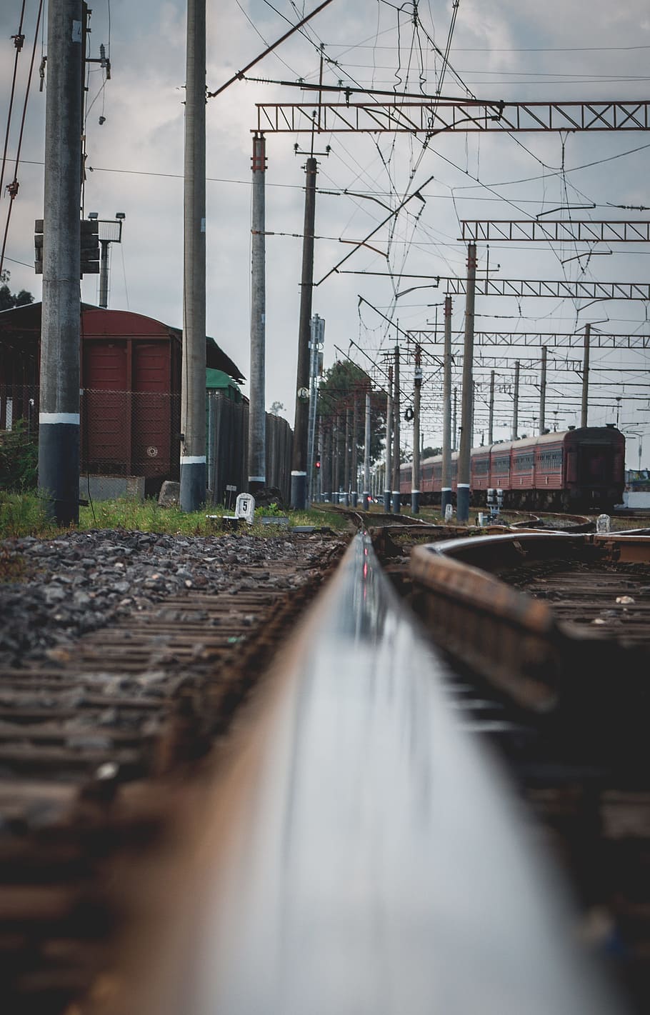 industry, transportation, station, train, train station, train path HD wallpaper