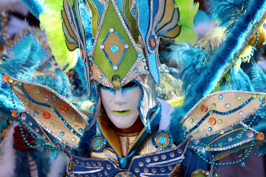 Mask, Masquerade, Carnival, Man, Fun, holiday, carnival costume, HD wallpaper
