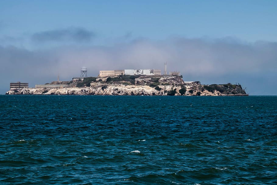 alcatraz, prison, island, san francisco, california, usa, historically, HD wallpaper