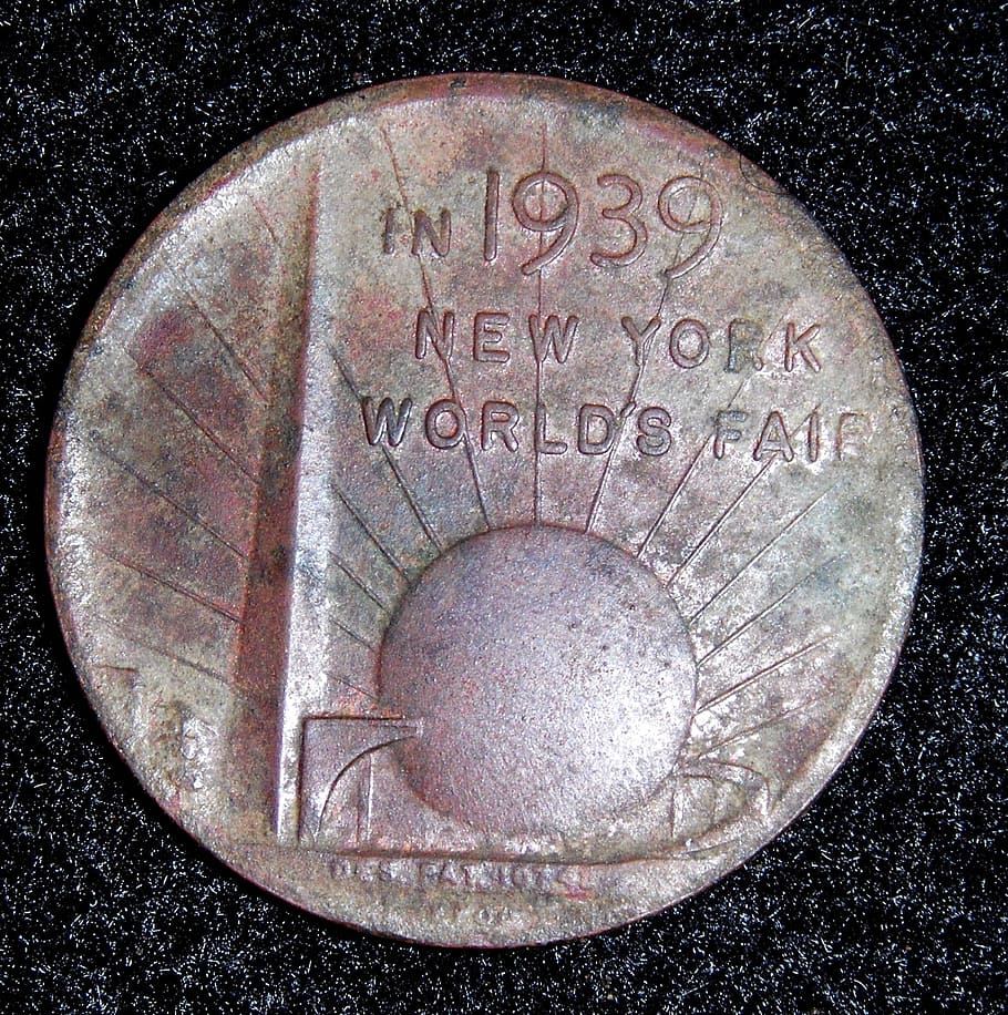 token, coin, world's fair, old, 1939, no people, text, circle HD wallpaper